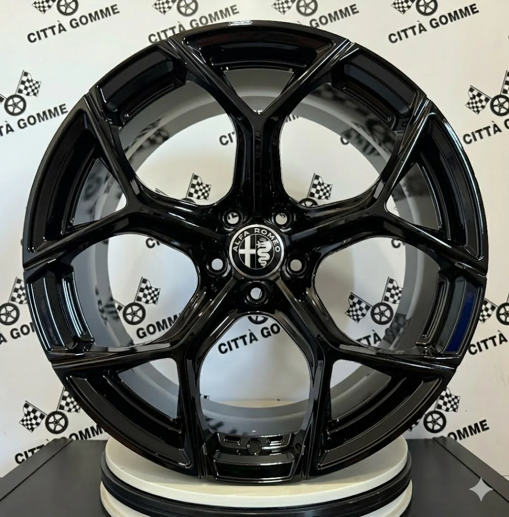 4 Cerchi in lega ULTRIVITY per ALFA ROMEO GIULIA GIULIETTA STELVIO 159 TONALE BRERA - Image 5