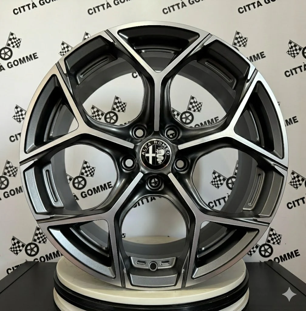 4 Cerchi in lega ULTRIVITY per ALFA ROMEO GIULIA GIULIETTA STELVIO 159 TONALE BRERA - Image 7