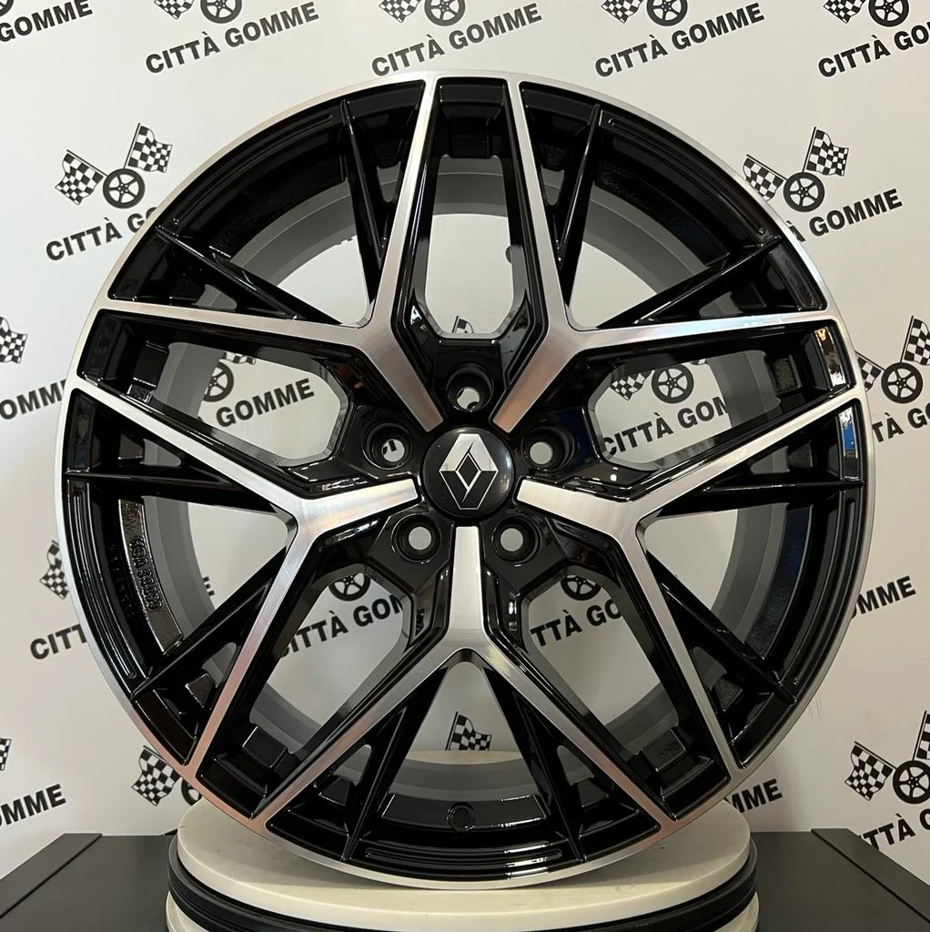 Set 4 Cerchi in lega Lunica per Renault Kadjar Megane Talisman Fluence Espace Koleos Laguna III Arkana Captur 2020>