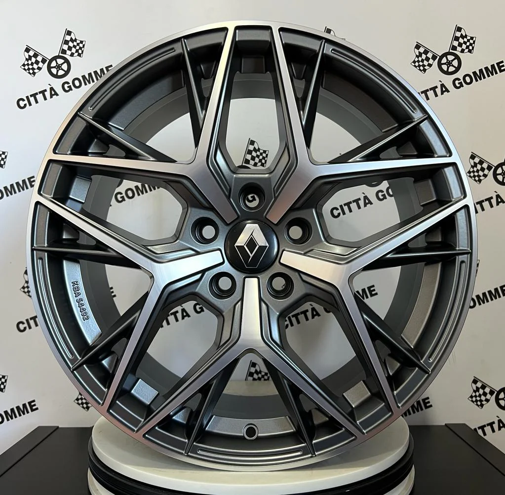 Set 4 Cerchi in lega Lunica per Renault Kadjar Megane Talisman Fluence Espace Koleos Laguna III Arkana Captur 2020> - Image 2