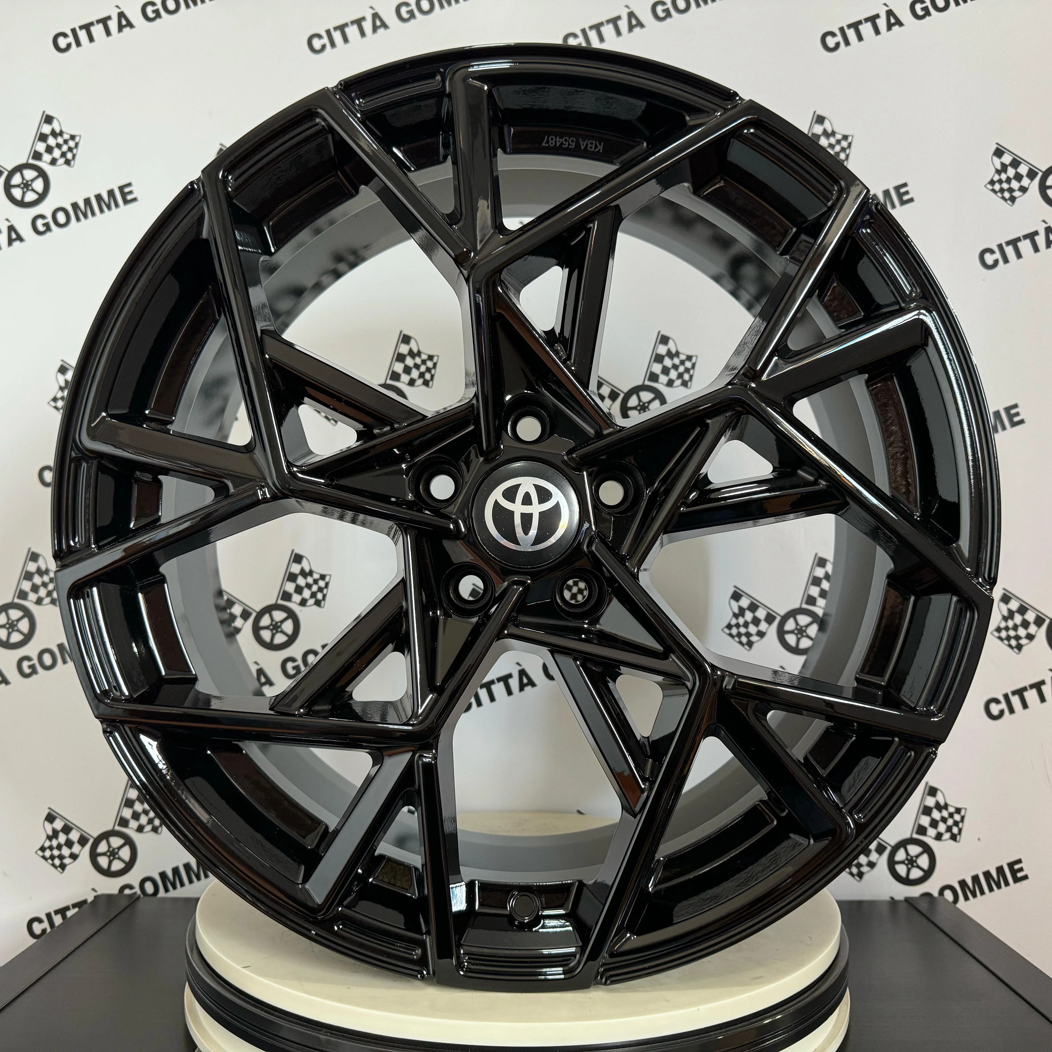 Set 4 Cerchi in lega Cartesio per TOYOTA Avensis GT86 GR86 Prius Verso-s Yaris - Image 3