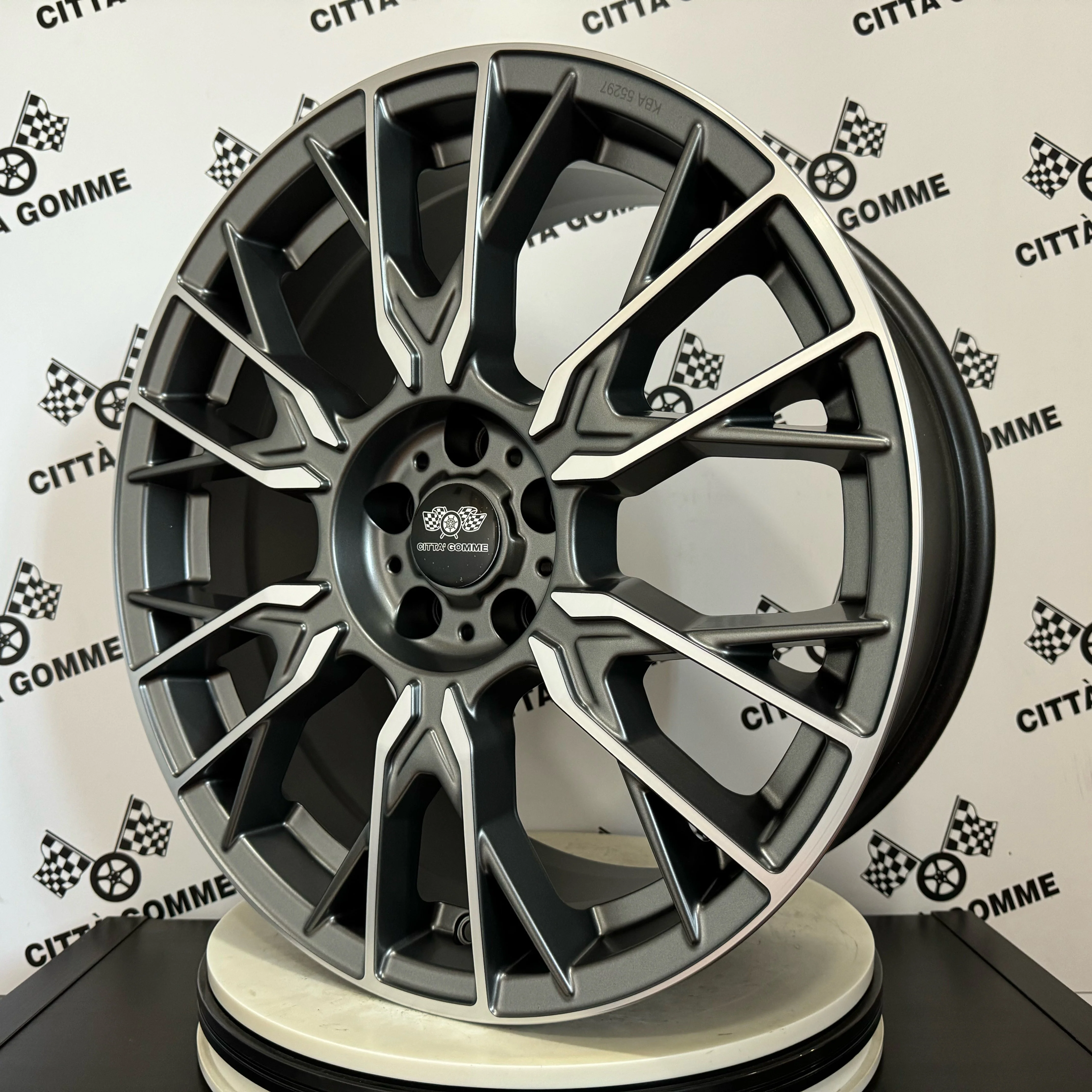 Set 4 Cerchi in lega Fender per Volkswagen Golf 5 6 7 8 T-Roc Tiguan Eos Touran Touareg Caddy Jetta Beetle Sharan ID3 ID4 ID5 ID6 ID7 - Image 5