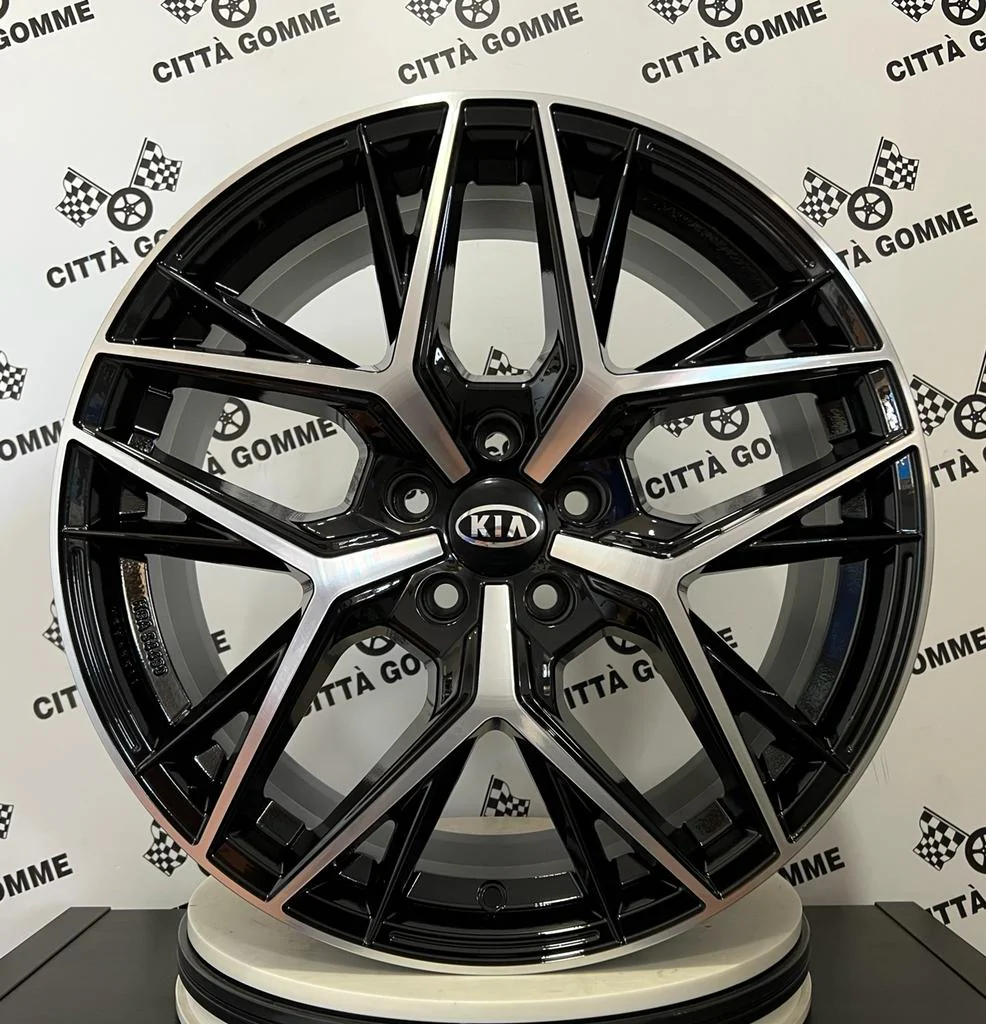 Set 4 Cerchi in lega Lunica per KIA Sportage Carens Sorento Ceed Optima Niro Soul Xceed Venga Cerato