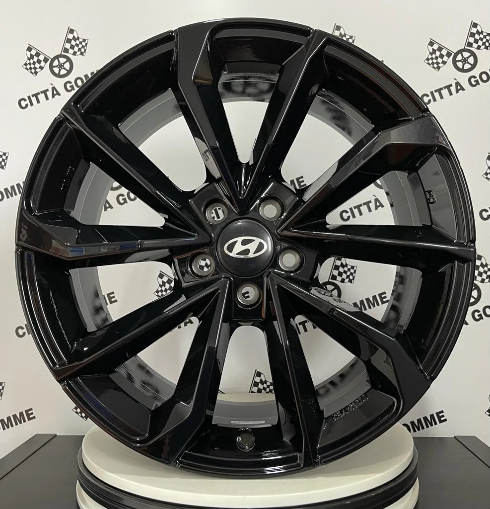 Set 4 Cerchi in lega Msw42 per Hyundai iX20 iX35 i30 i40 Kona Ioniq Tucson Nexo Santa Fe Trajet Sonata - Image 4