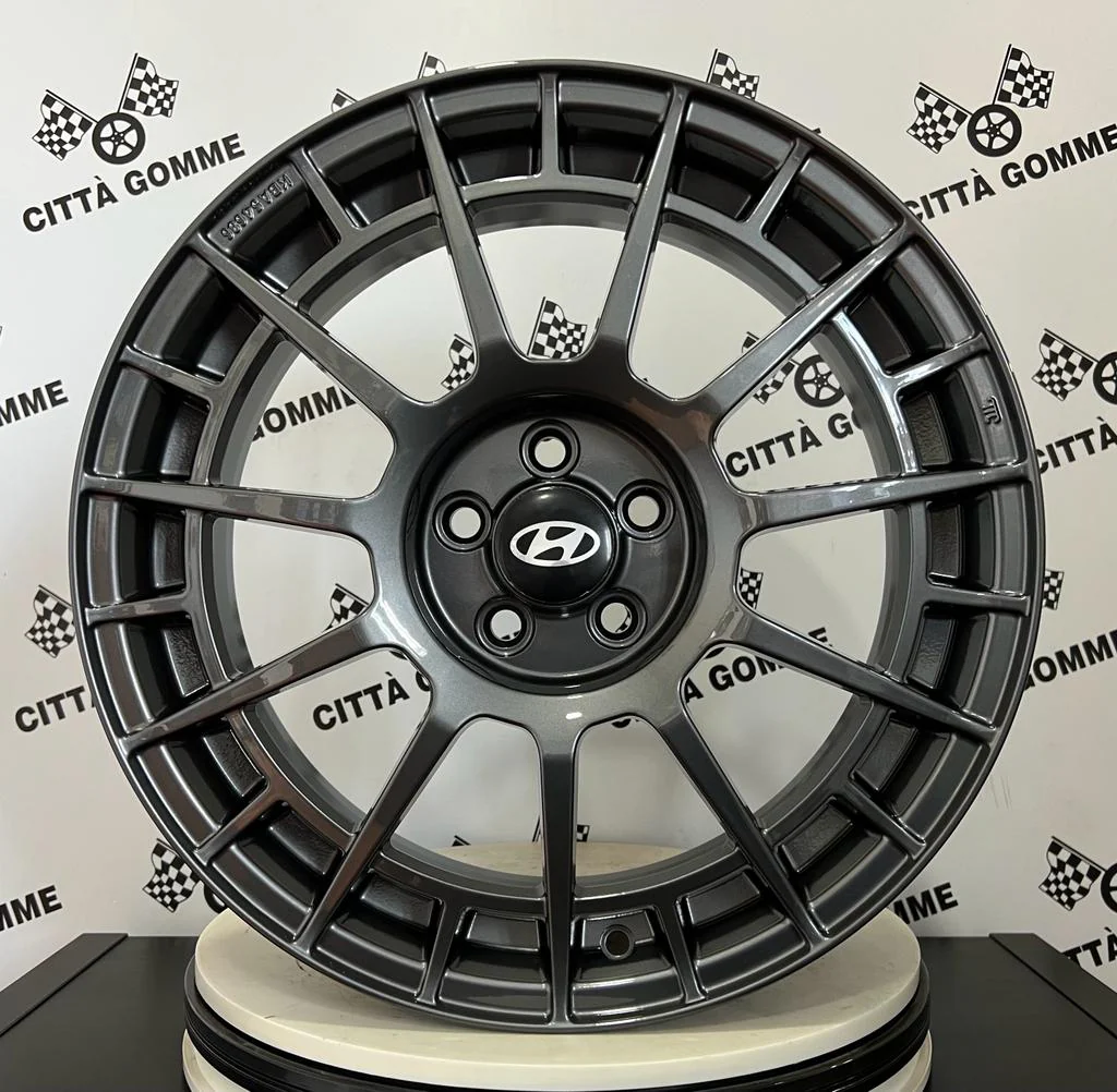 Set 4 Cerchi in lega NTT per HYUNDAI iX20 i30 i40 ELANTRA IONIQ KONA NEXO SONATA VELOSTER