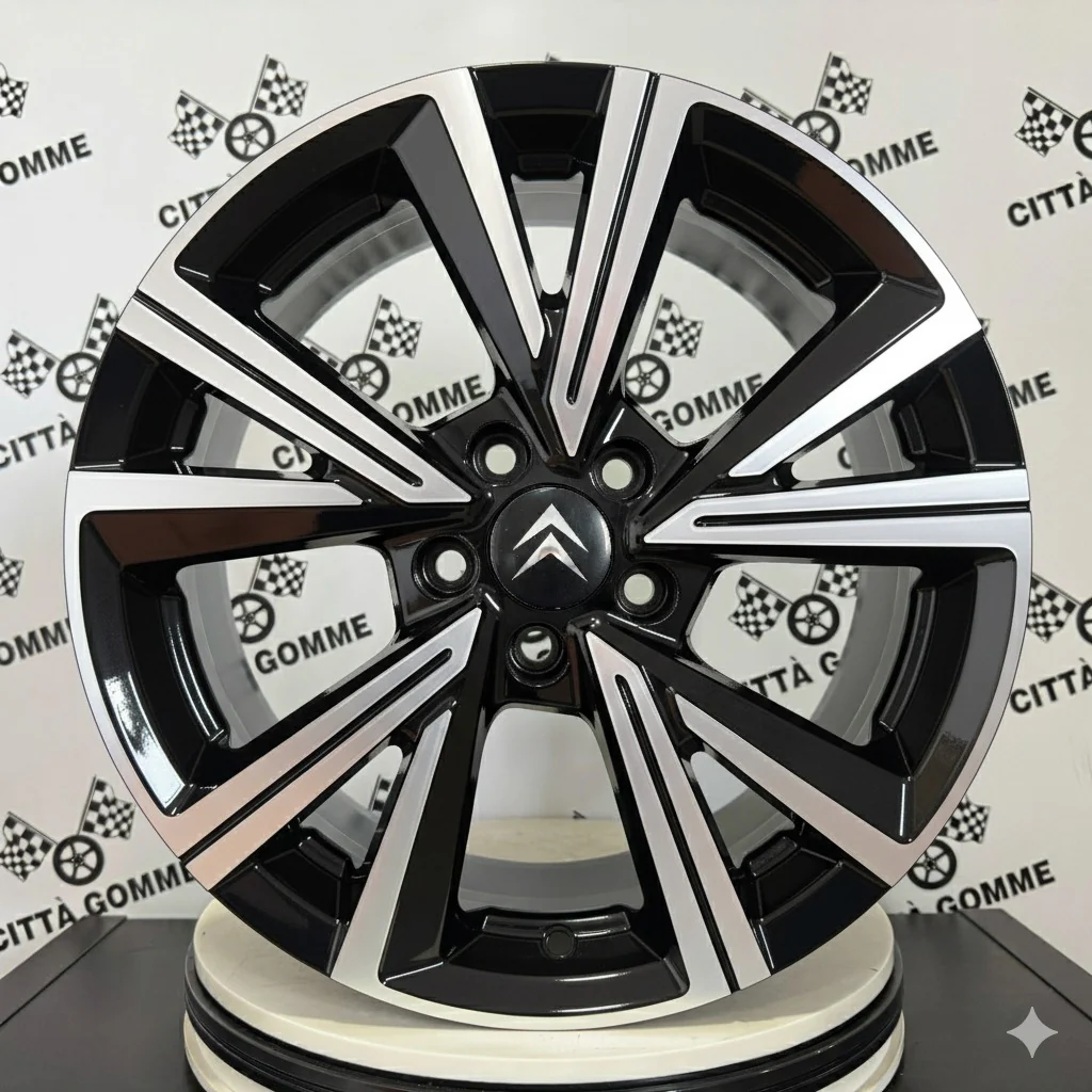 Set 4 Cerchi in lega QVARZ per CITROEN BERLINGO C4 PICASSO C5 AIRCROSS C5 X DS4 DS7 DS9 - Image 2