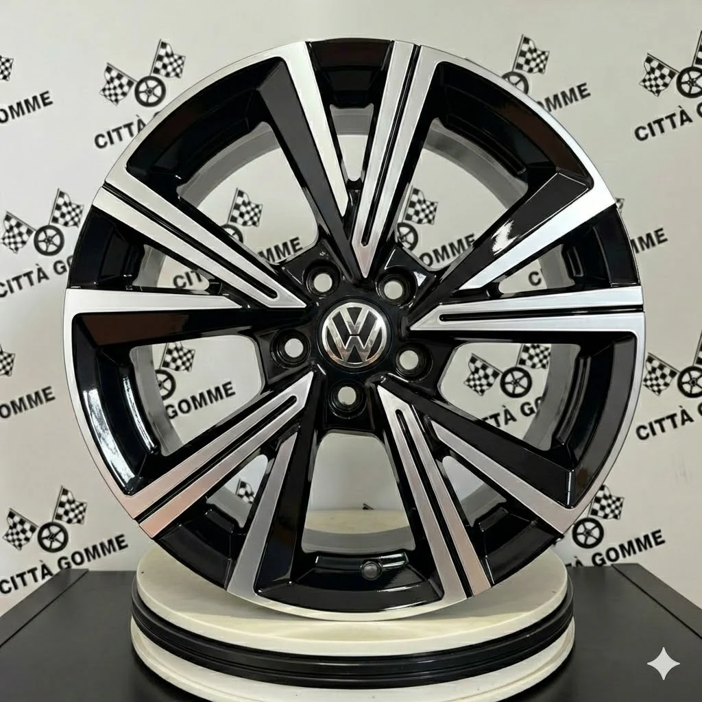 Set 4 Cerchi in lega QVARZ per VOLKSWAGEN BORA FOX GOLV IV POLO T-CROSS TAIGO - Image 2