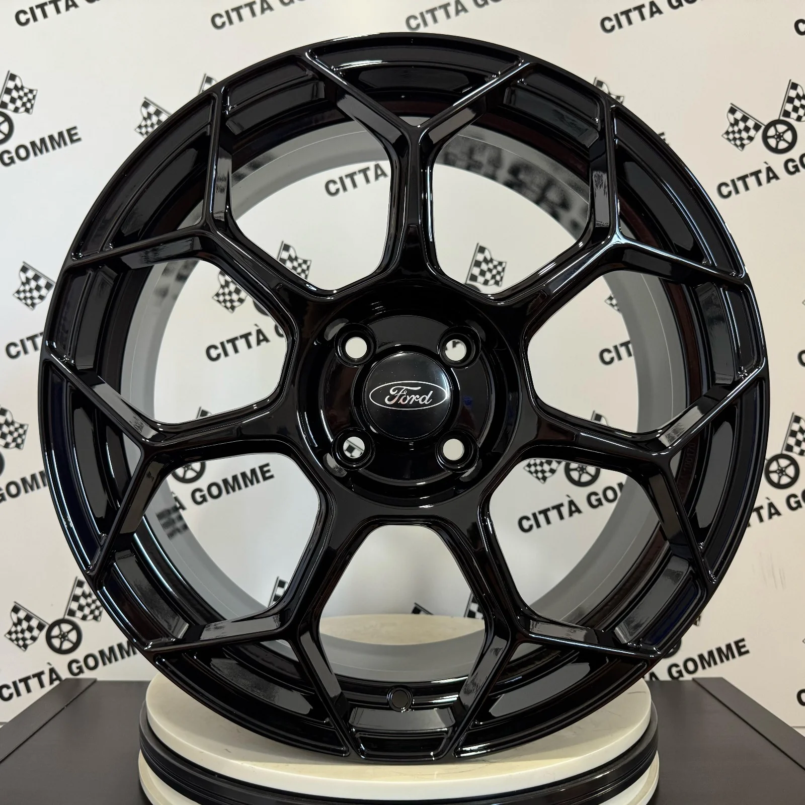 Set 4 Cerchi in lega RACEWAY per FORD B-MAX ECOSPORT FIESTA KA+ TRANSIT/TOURNEO COURIER
