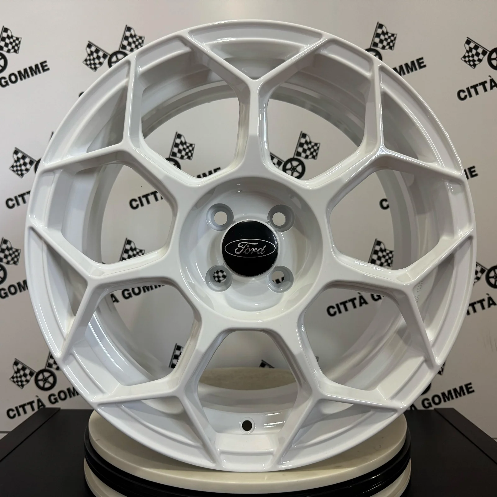 Set 4 Cerchi in lega RACEWAY per FORD B-MAX ECOSPORT FIESTA KA+ TRANSIT/TOURNEO COURIER - Image 5