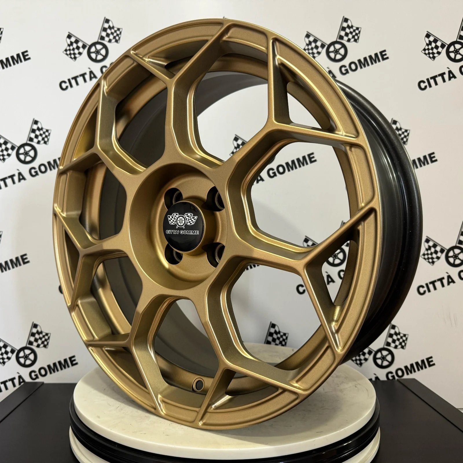 Set 4 Cerchi in lega RACEWAY per FORD B-MAX ECOSPORT FIESTA KA+ TRANSIT/TOURNEO COURIER - Image 4
