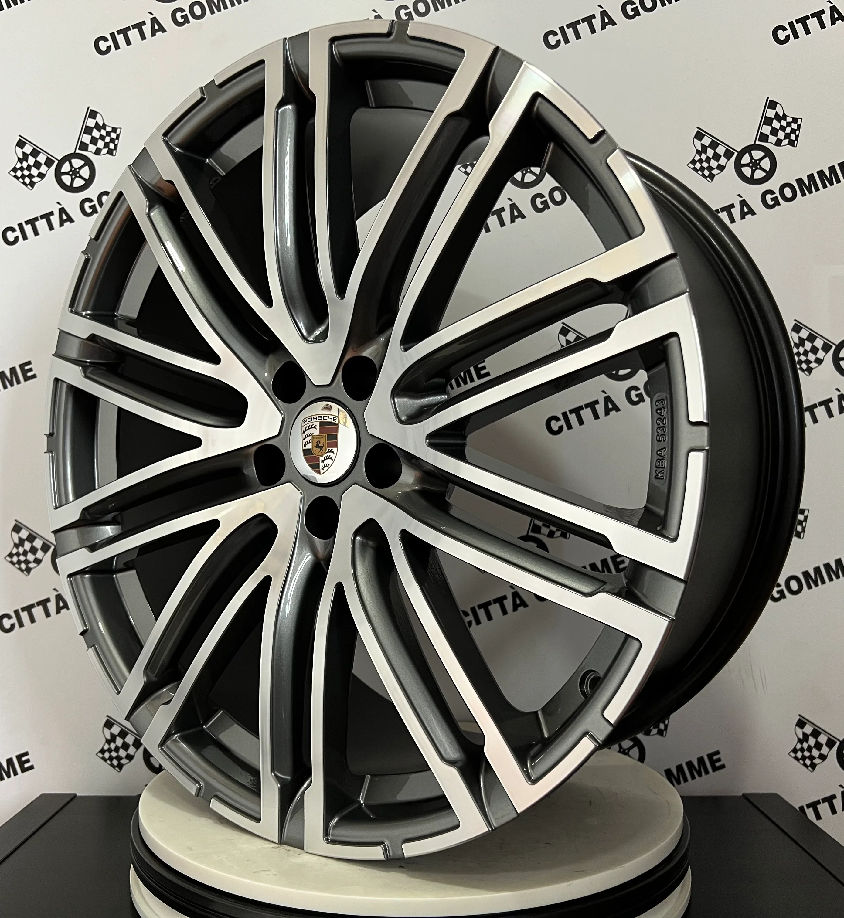 Set 4 Cerchi in lega Targa per Porsche 718 Boxster Cayman 911 Cayenne Taycan Panamera IN DOPPIA MISURA - Image 4