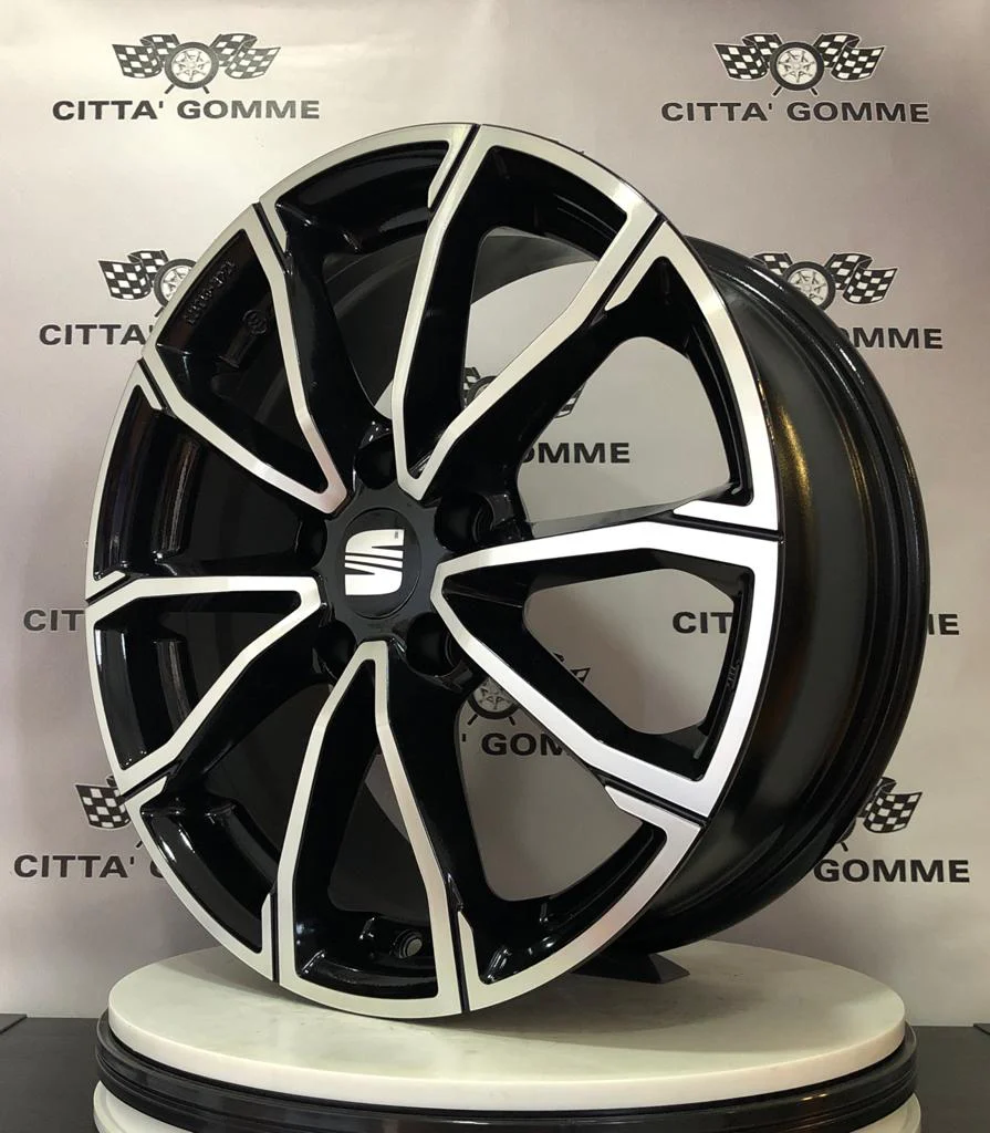 Set da 4 Cerchi in lega DaVinci per Seat Ibiza Arona Toledo Cordoba - Image 2
