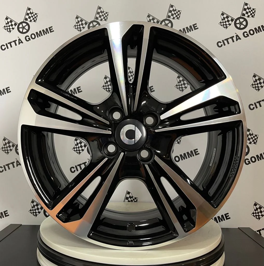 Set da 4 Cerchi in lega Astral per Smart Forfour II Fortwo III Cabrio Brabus dal 2014>