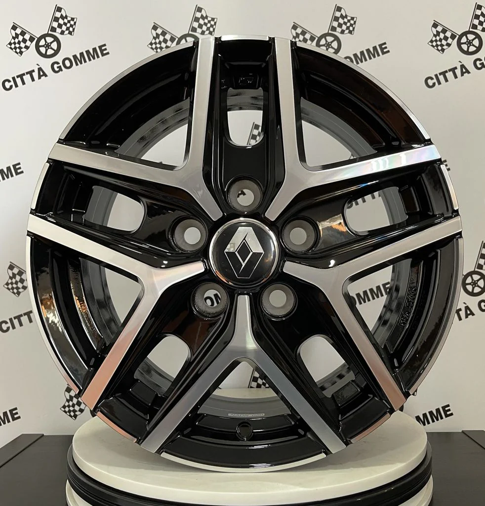 Set da 4 Cerchi in lega Msw40 Van per Renault Trafic (III) Zoe (II) Scenic (III) Megane (III IV) Scenic (III) Laguna (III) Latitude Fluence