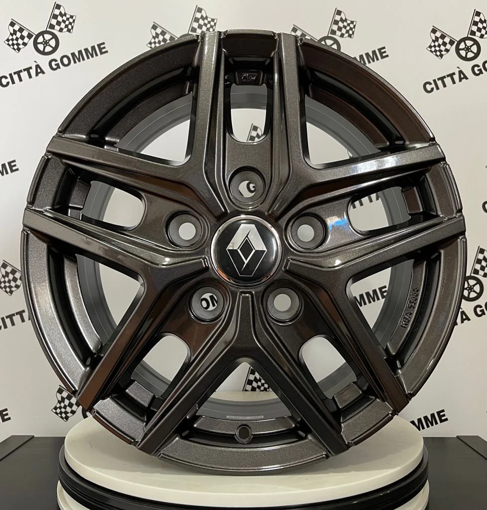 Set da 4 Cerchi in lega Msw40 Van per Renault Trafic (III) Zoe (II) Scenic (III) Megane (III IV) Scenic (III) Laguna (III) Latitude Fluence - Image 5