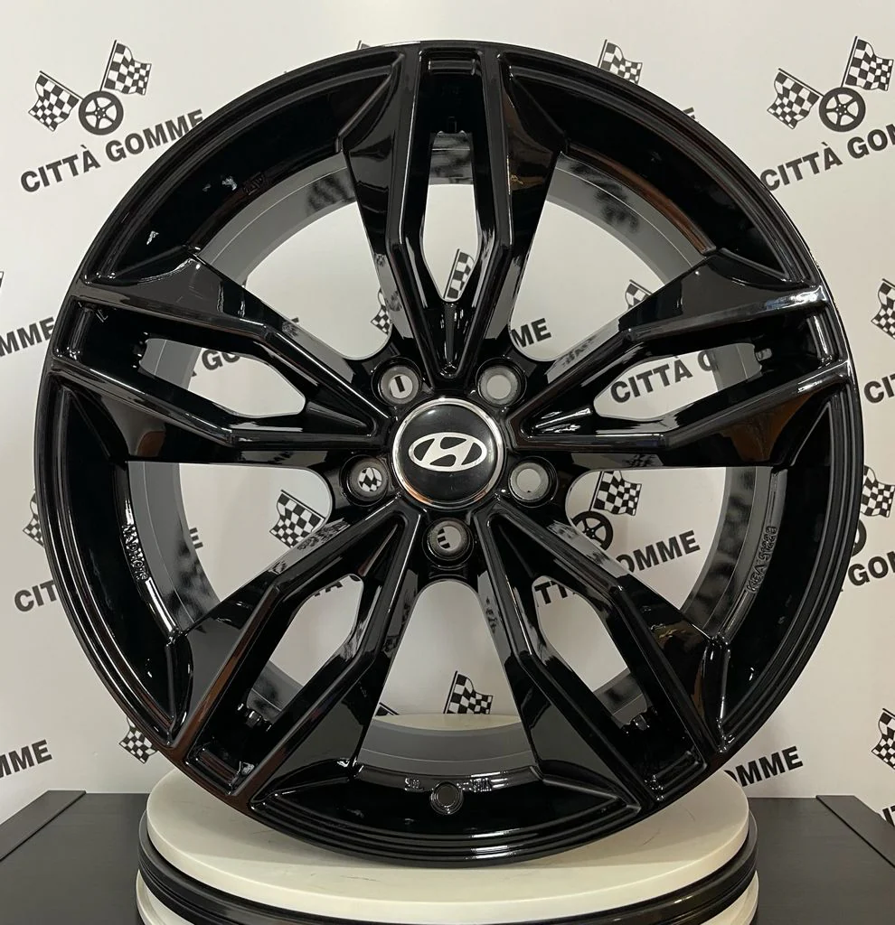 Set da 4 Cerchi in lega Msw71 per Hyundai iX20 iX35 i30 i40 Kona Ioniq Tucson Nexo Santa Fe Trajet Sonata - Image 2