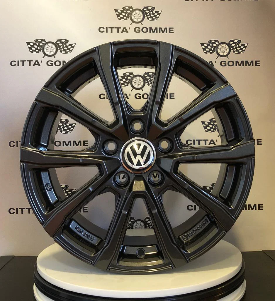 Set da 4 Cerchi in lega Msw79 per Volkswagen Polo T-Cross Fox New Beetle Vento Golf IV - Image 4