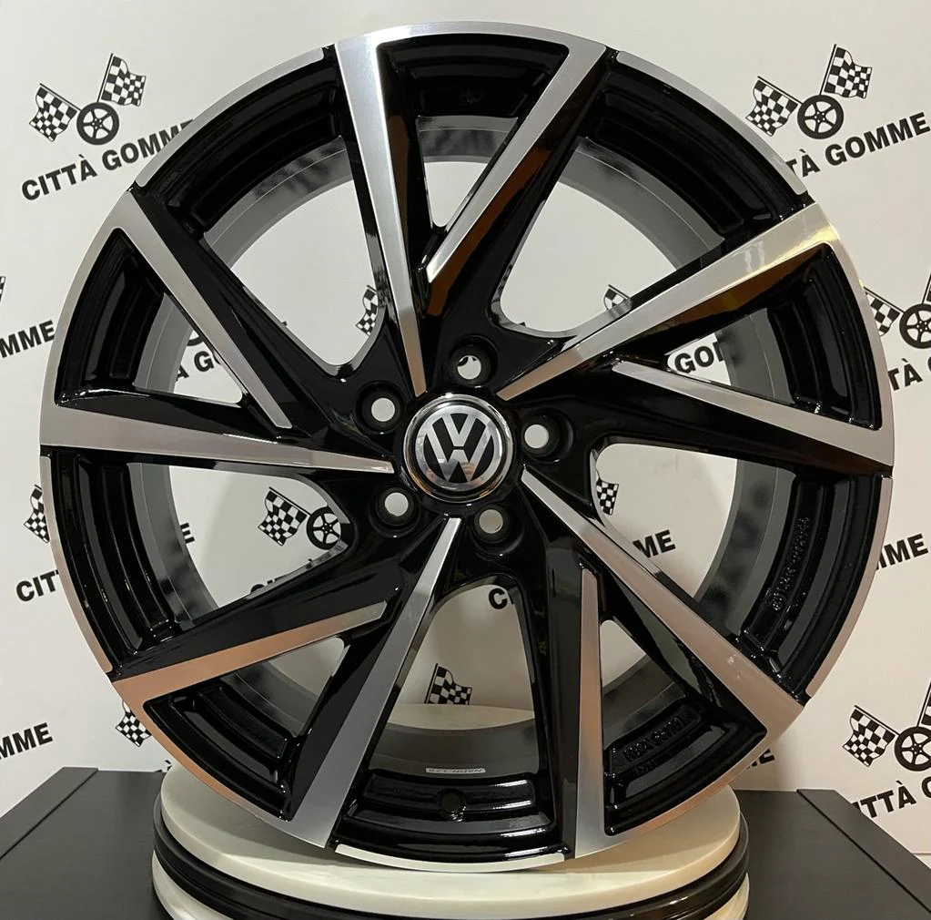 Set da 4 Cerchi in lega Msw80-5 per Volkswagen Polo T-Cross Fox New Beetle Vento Golf IV