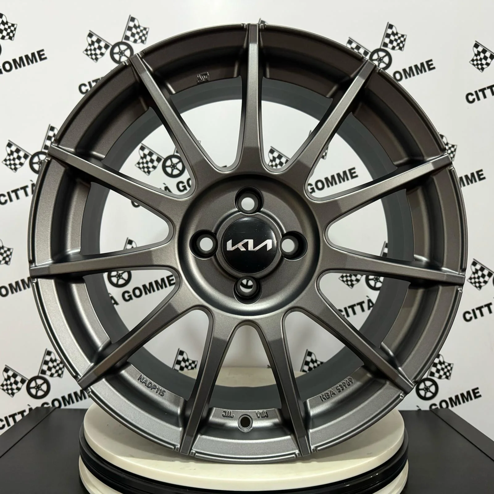 Set da 4 Cerchi in lega MSW85 per KIA Picanto Rio Sephia Shuma Stonic - Image 9