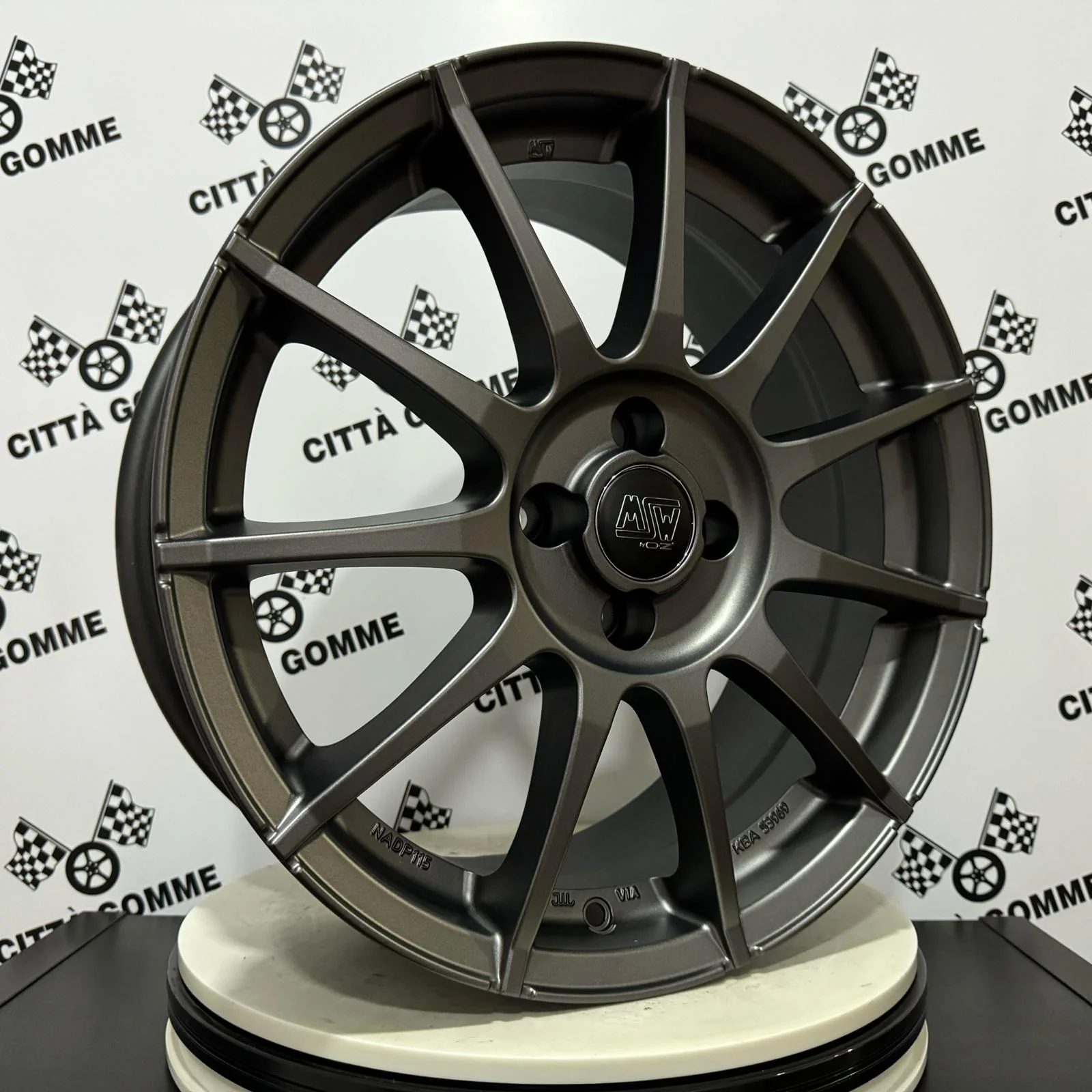 Set da 4 Cerchi in lega MSW85 per KIA Picanto Rio Sephia Shuma Stonic - Image 8