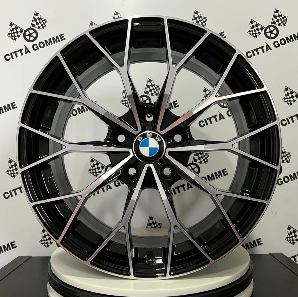 Set da 4 Cerchi in lega Power per BMW X1 2015> X2 X3 X4 Serie 5 2017> Serie 1 3 X5 X6 2019> Serie 2 Active / Gran Tourer