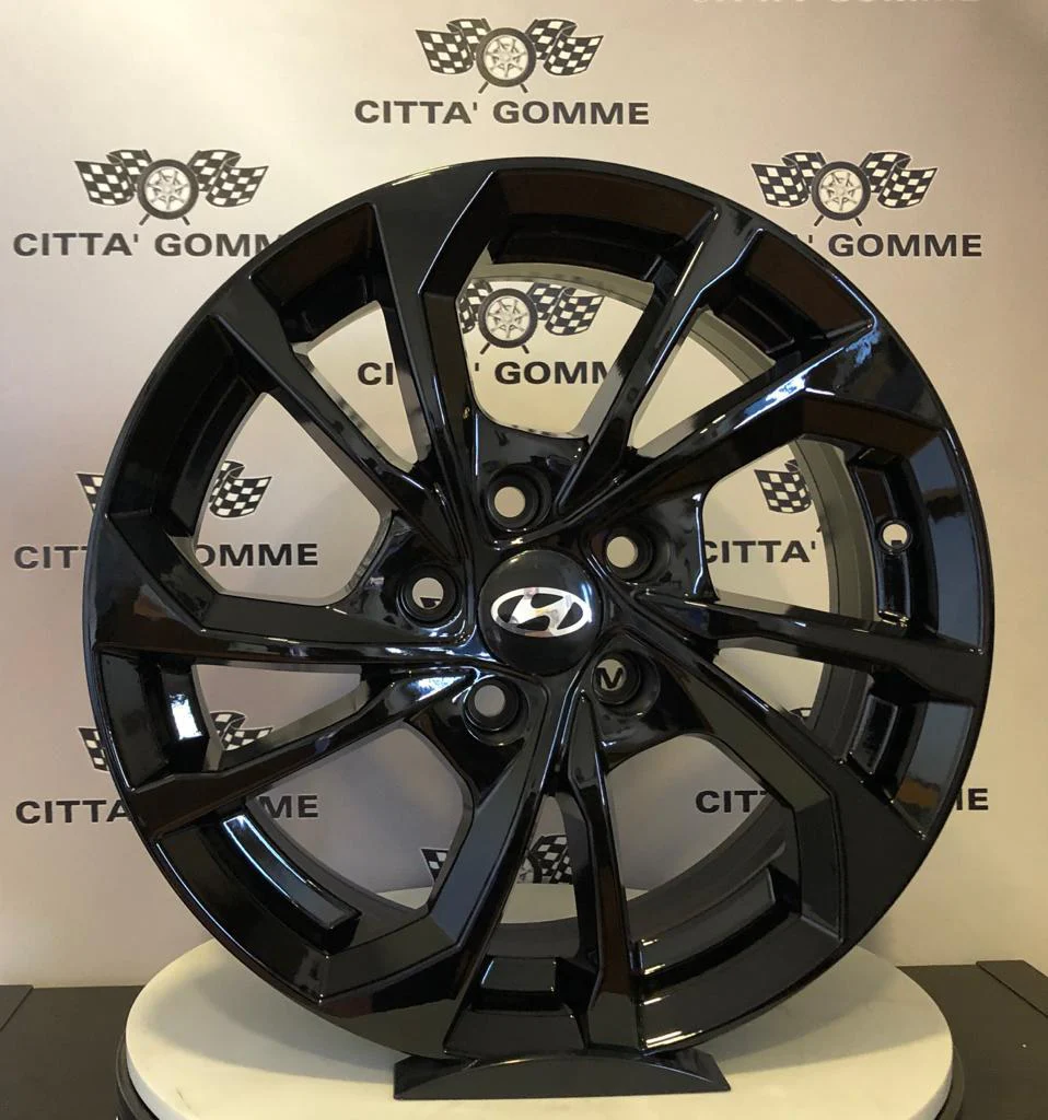 Set da 4 Cerchi in lega S5 per Hyundai iX20 iX35 i30 i40 Kona Ioniq Tucson Nexo Santa Fe Trajet Sonata - Image 3