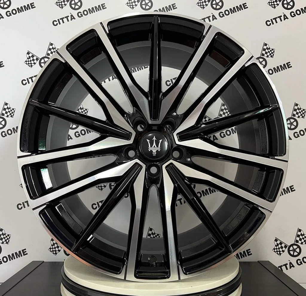 Set da 4 Cerchi in lega Sparta per Maserati Levante Ghibli Quattroporte V8 GTS Gransport DOPPIA MISURA