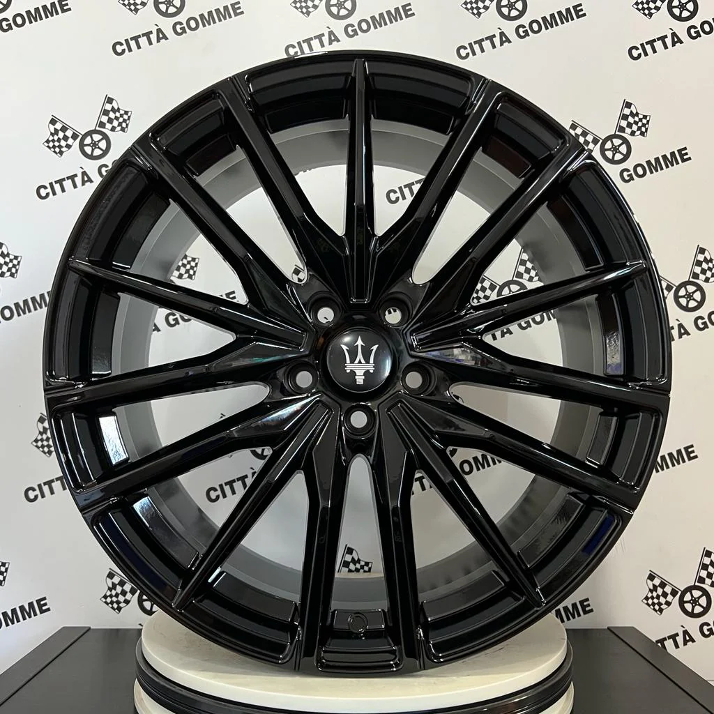 Set da 4 Cerchi in lega Sparta per Maserati Levante Ghibli Quattroporte V8 GTS Gransport DOPPIA MISURA - Image 6
