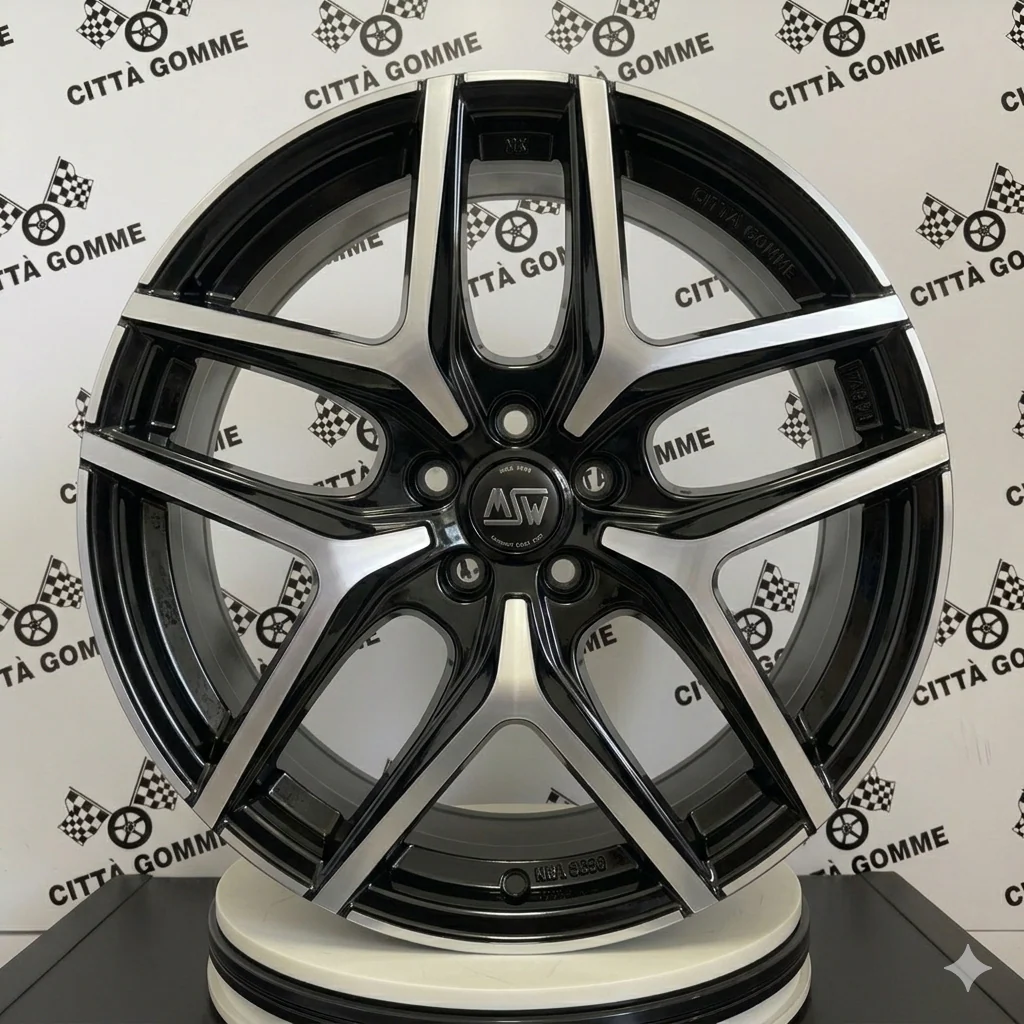 Set di 4 Cerchi in lega Msw40 per Mazda 3 4 5 6 Cx-3 Cx-5 Cx-7 Cx-30 Mx-5 3 Rx-8